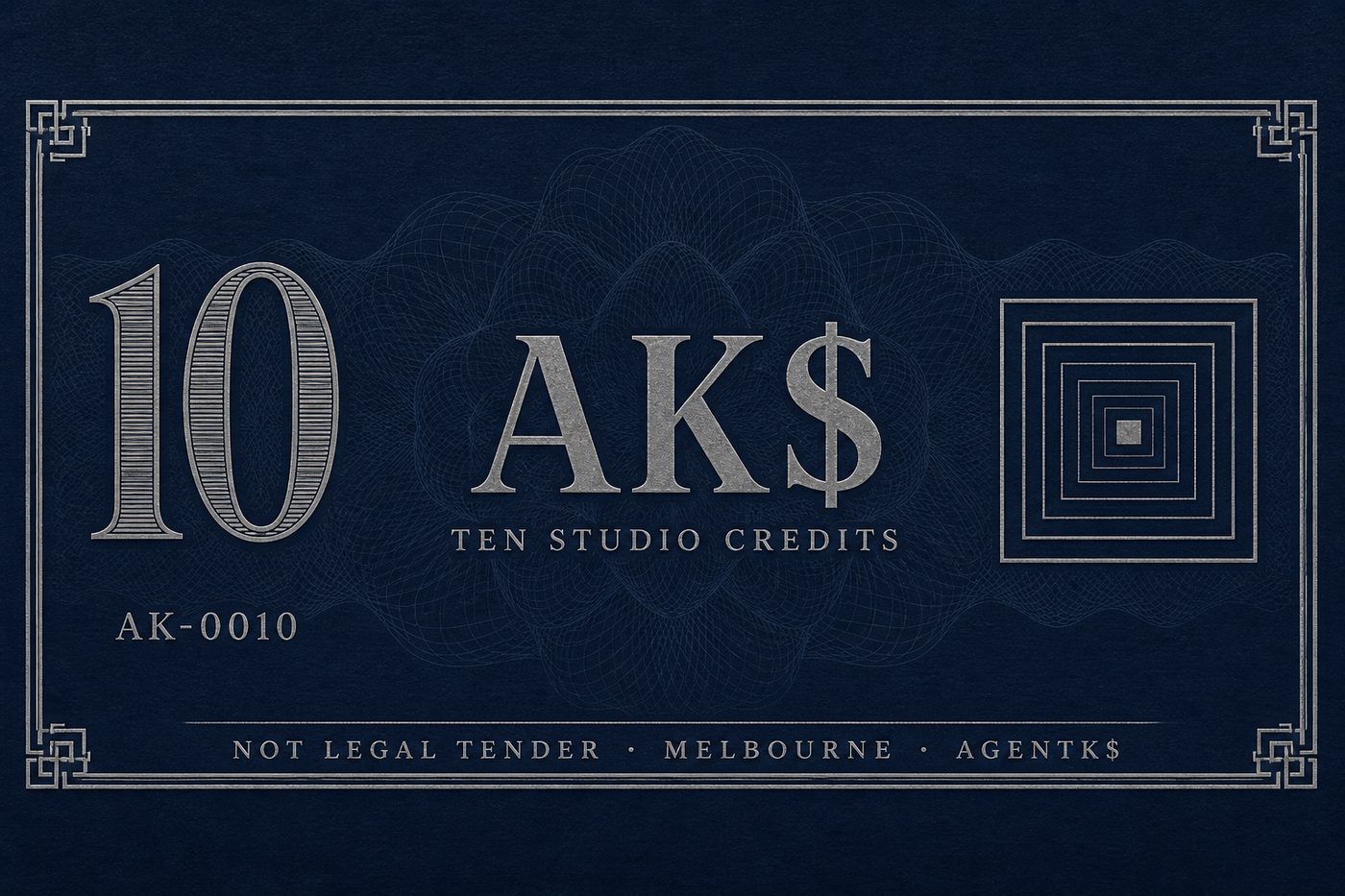 10 AK$ note