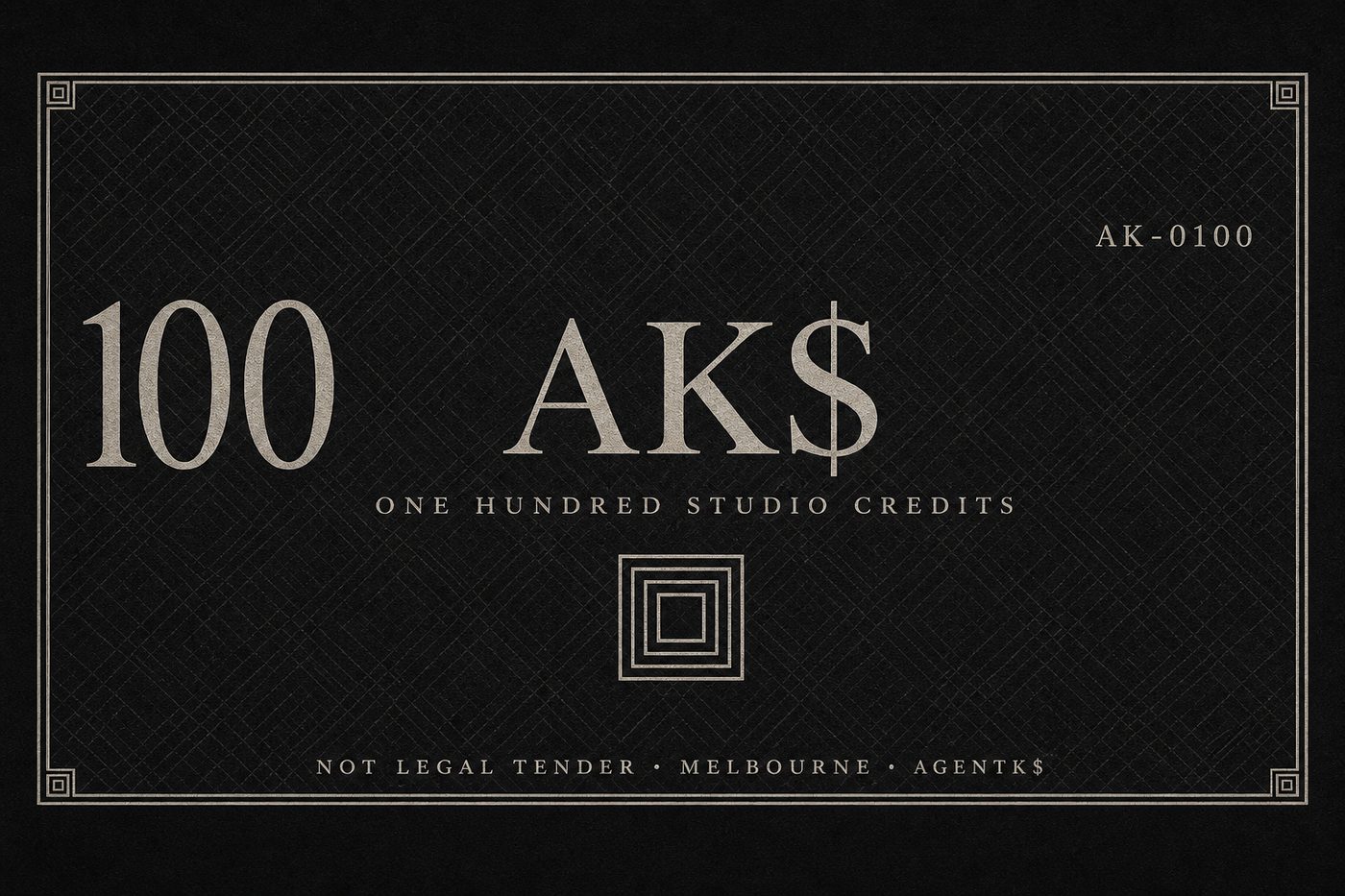 100 AK$ note