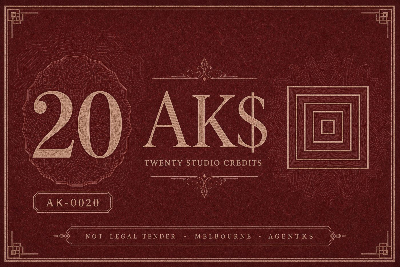 20 AK$ note