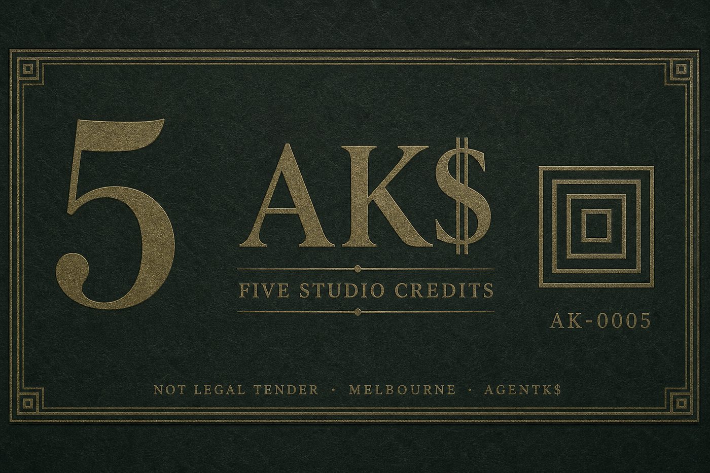 5 AK$ note